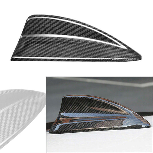 ya 3 6.25 Black Carbon Fiber Shark Fin Antenna Cover Fit for BMW 3Series E91 X1 E84