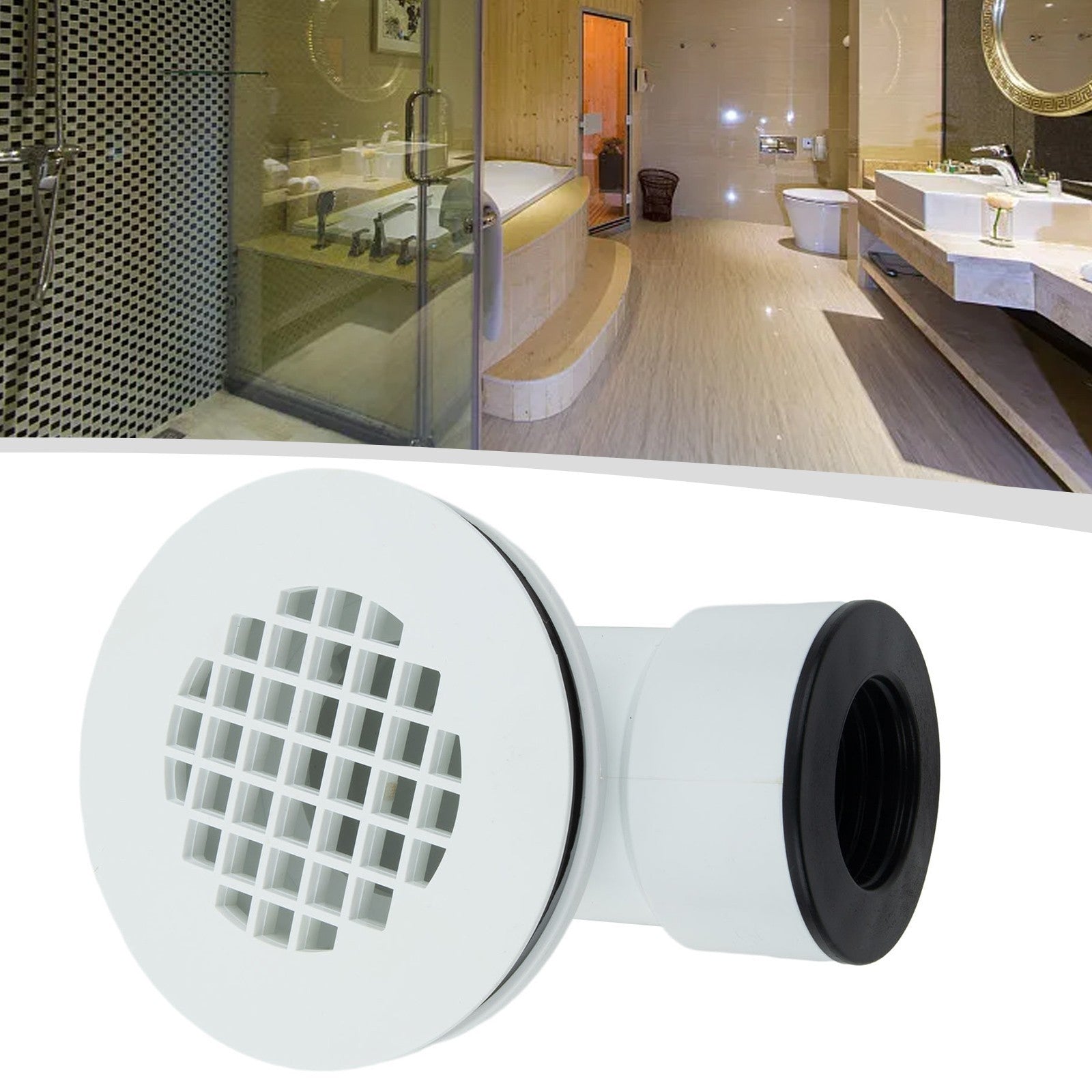 ya 14 Easy To Use Shower Drain For 1.5 Inches Pipe Good Sealing Grid new