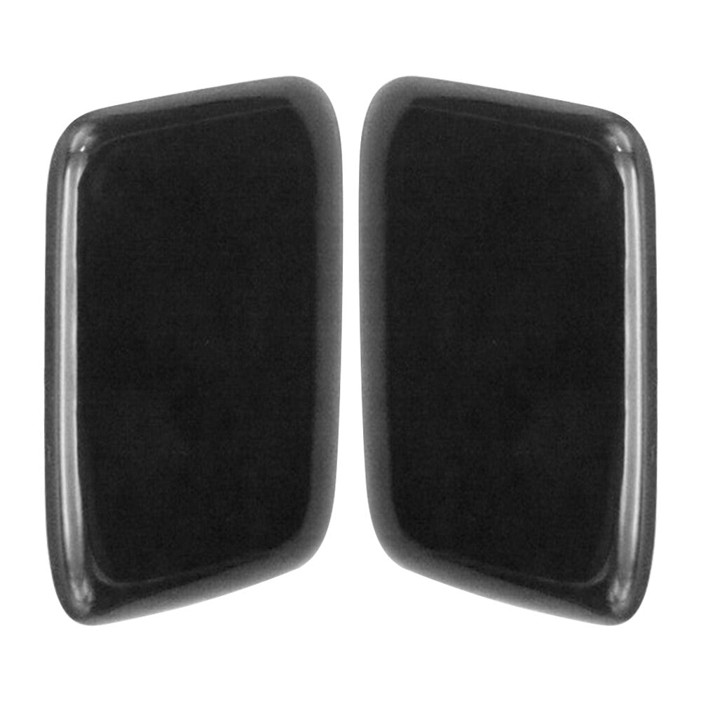 ya 27 6.18 2Pcs For 2015-2016 for Genesis Front Headlamp Washer Nozzle Cover Left+Right Side