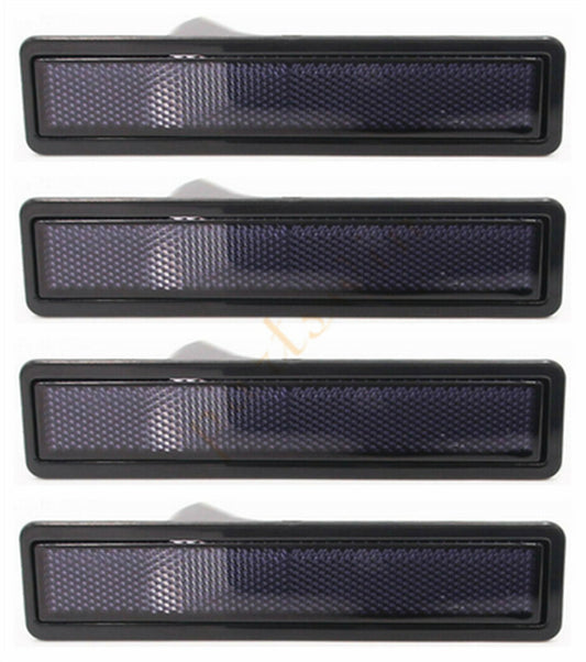 ya 12 5.22.2 4-piece smoke bumper side marker lights suitable for 1984-1991 for BMW E30 3 series