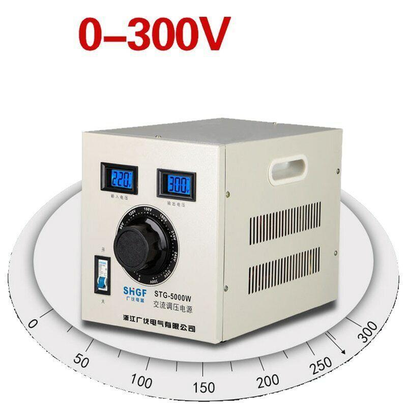 220V Single-phase AC voltage regulator STG-5000W 5KW Output adjustable 0-300V