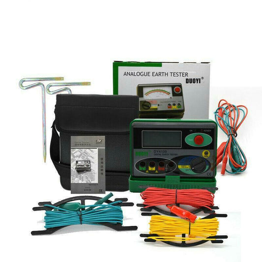 Megohmmeter 0-2000 Ohm Real Digital Earth Tester DY4100 Ground Resistance Meter