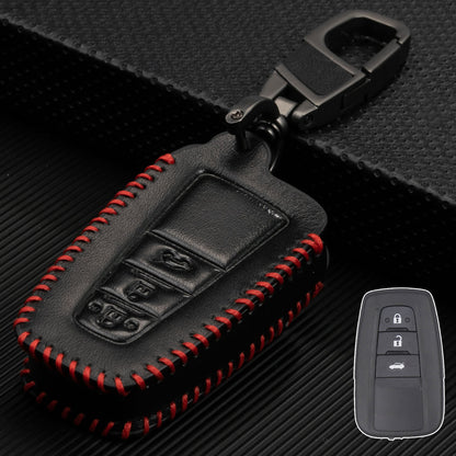 ya 5 8.7 PU Leather Car Flip Key Fob Ring Case Cover for Toyota for Camry for COROLLA CHR Prado