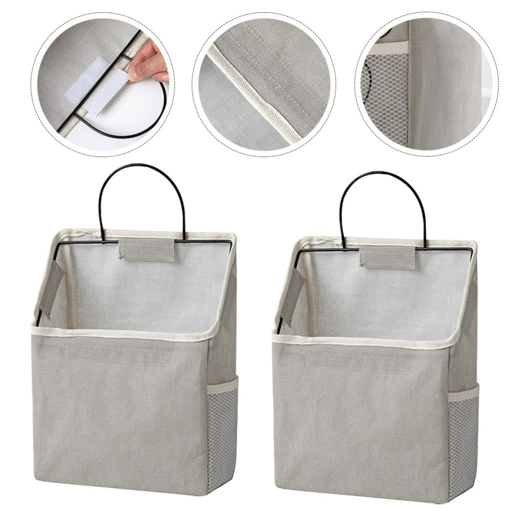 ya 5 6.16.2 2 Sets Wall Mounted Storage Bag over The Door Hanging Closet Pouch behind