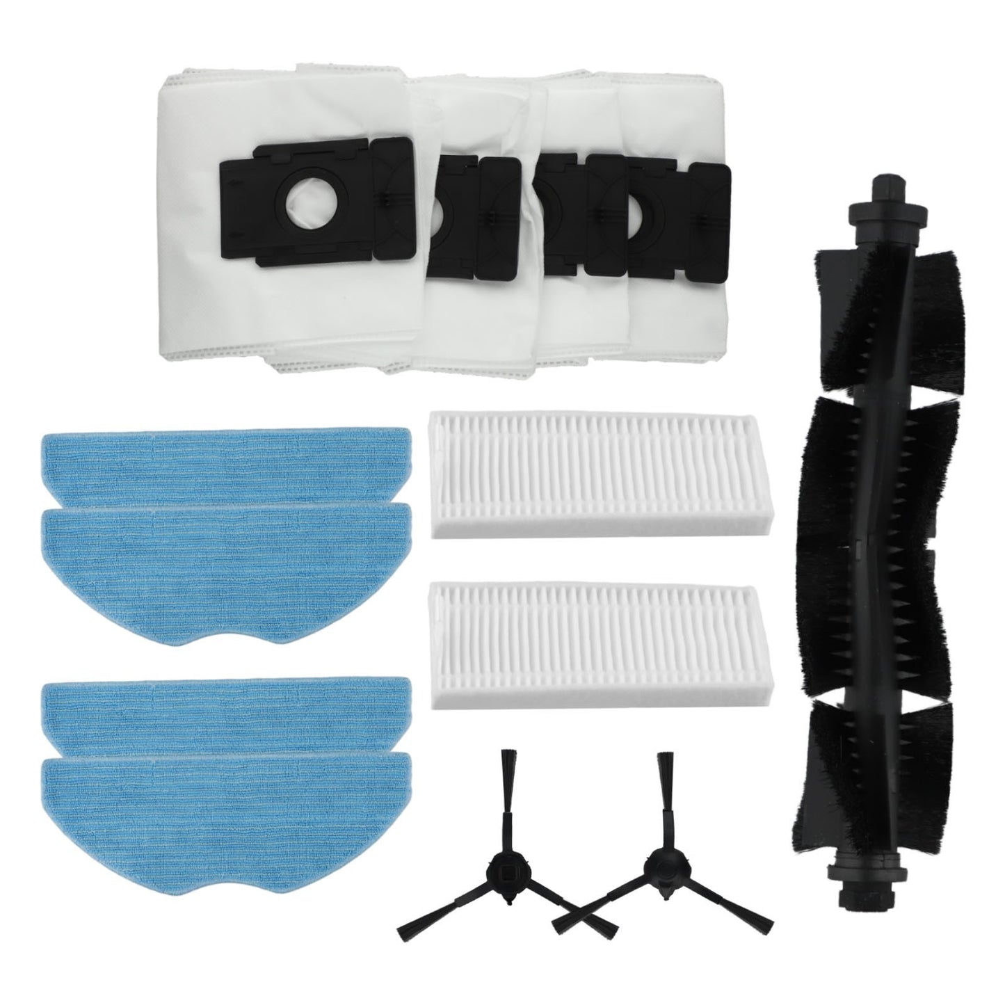 ya 25 Replacement Brush and Filter Kit for Tapo RVA100 RV10 RV30 Vacuum Models
