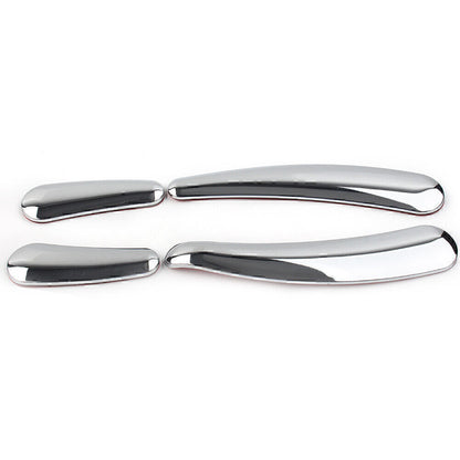 ya 5 8.7 4Pcs Chrome Swingarm F for Ram e Insert Set Fit for Harley Softail Models 2008-up Curved