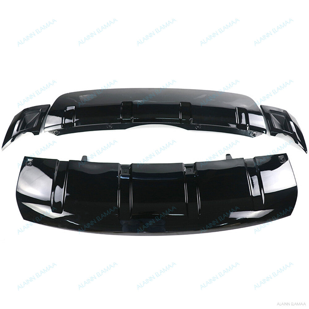 ya 27 6.18 Front Rear Bumper Protector Cover r Fit for Land Rover Discovery 2017-22,Black