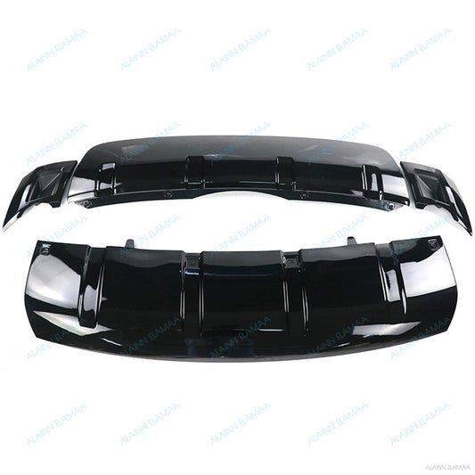 ya 27 6.18 Front Rear Bumper Protector Cover r Fit for Land Rover Discovery 2017-22,Black