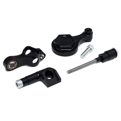 ya 5 8.7 Motorcycle Black CNC Steering Damper Bracket Mounting for Yamaha YZF R6 06-