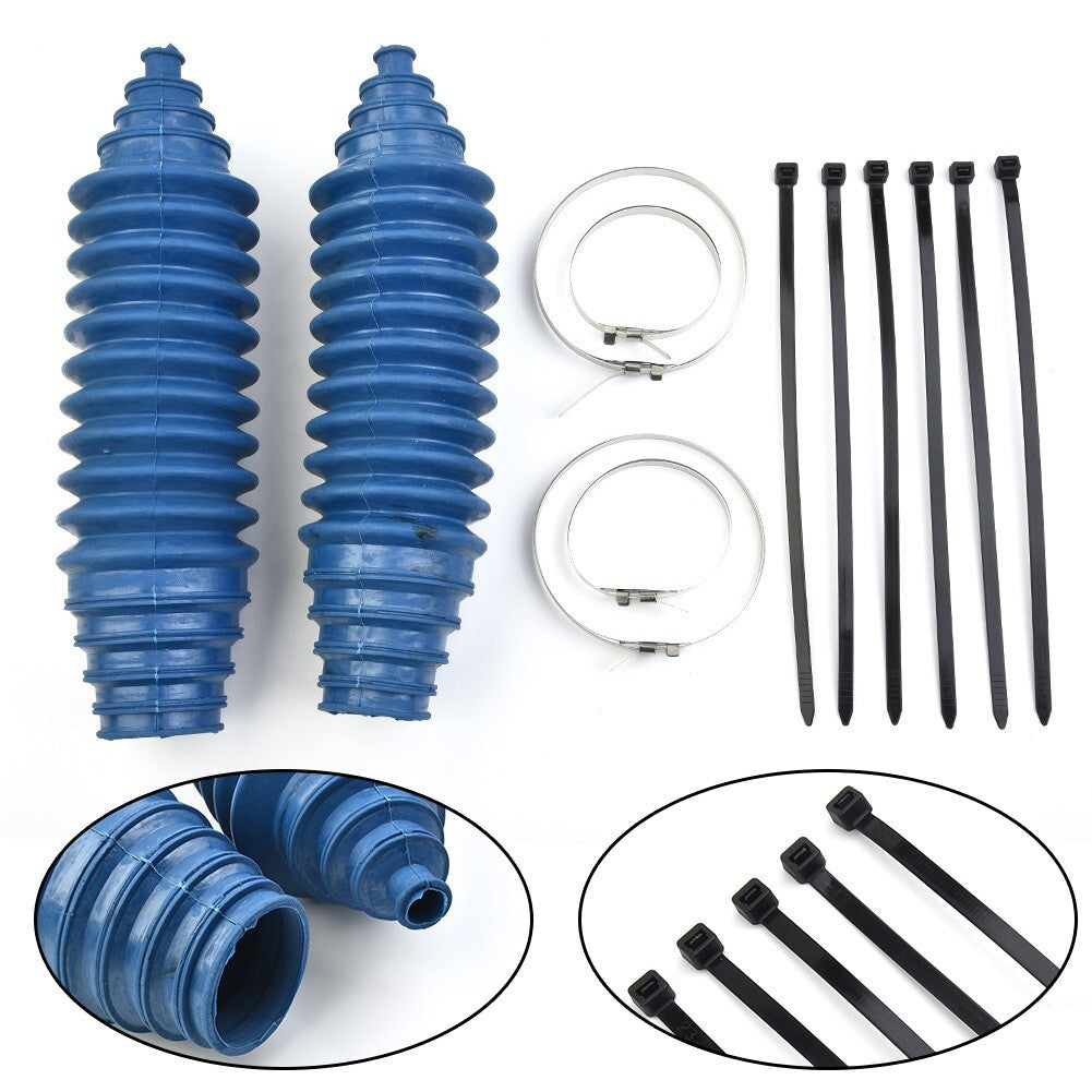 ya 5 8.7 Silicone + Metal Rack And Pinion Steering Gaiter Boot Kit W/ Cable Ties&Clamp