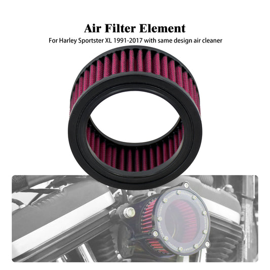 ya 8 5.26 Red Replacement Air Cleaner Filter Intake for Harley Sportster XL 883 1200 48 72