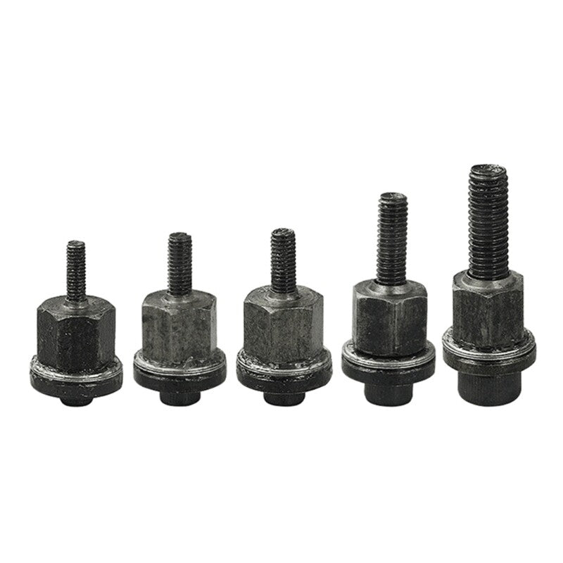 ya 14 Rivet Nut Drill Adapter Tool Riveting Manual Threaded Hand Riveter Tips 5PCS