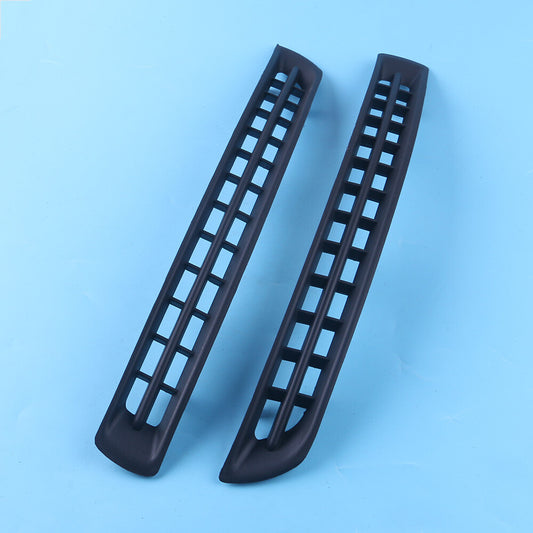 ya 27 6.18 1 Pair Front Bumper Grille Cover Left & Right for 2007-2014 for Volvo XC90 Black
