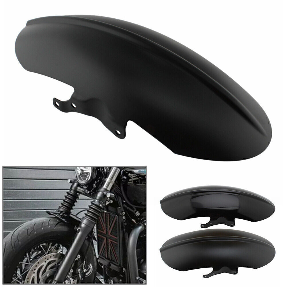 ya 5 8.7 For Bobber Black 1200 Speedmaster 1200 Black ABS Short Front Mudguard Fender 1X