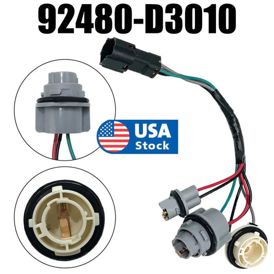 ya 1 7.3 Car Rear Tail Light Lamp Socket & Wire 92480-D3010 for Hyundai for Tucson 2016-2018