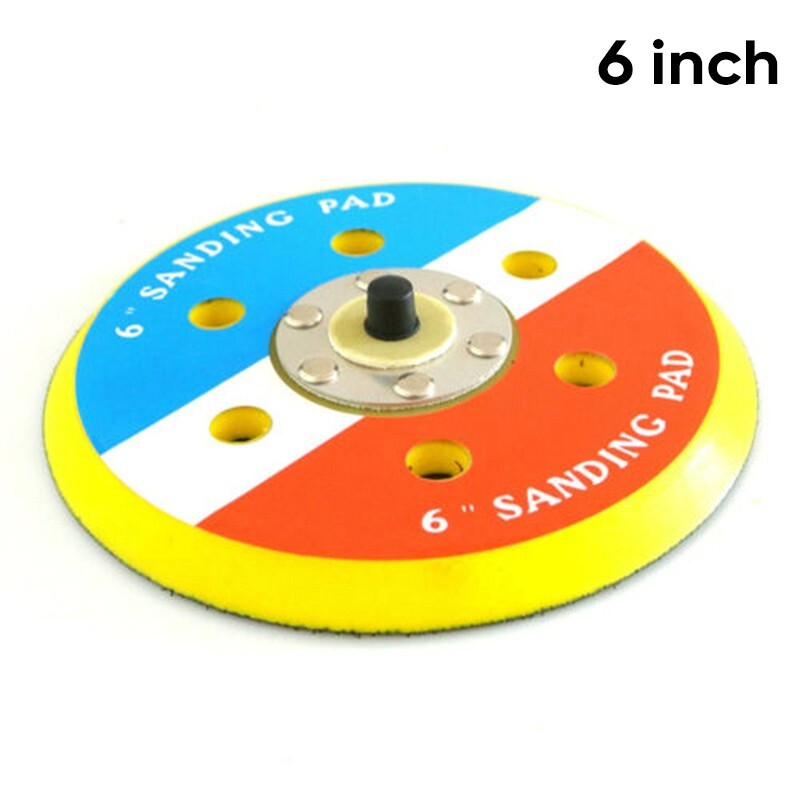 ya 14 6/147mmHook Loop Backing Plates Air Random Sander/Polisher Pad Sanding