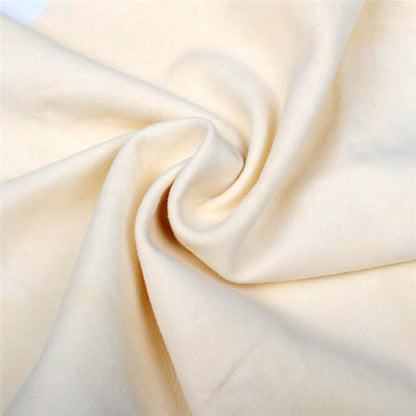 ya 5 8.7 1Pcs Natural Chamois Leather Car Dish Cleaning Drying Cloth Absorbent Wash