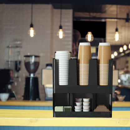ya 25 Paper Cup Holder Drink Cup and Lid Holder for Restaurant Parties Wall Mount