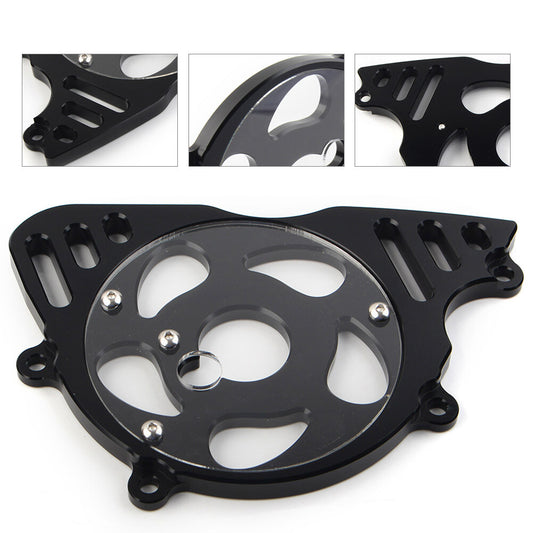 ya 2 6.26.2 Black Engine Sprocket Cover Chain Guard Protector for Kawasaki Z1000 2010-2021