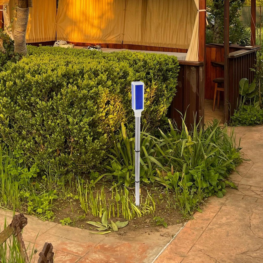 ya 5 8.7 2 Pcs Solar Ground Light Outdoor Warning Garden Markers Path Lights