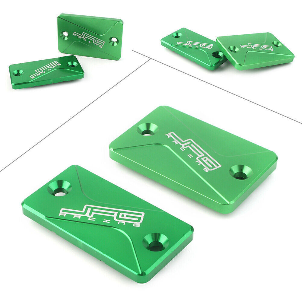 ya 4 6.17.2 2x Front Rear Brake Reservoir Fluid Covers Fit for Kawasaki KLX125 150S KLX250 300