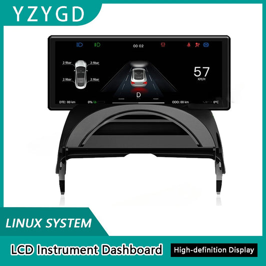 ya 2 6.29 for Tesla for Model 3 /Y 6.2 Digital LCD Instrument Cluster Speedometer Dashboard