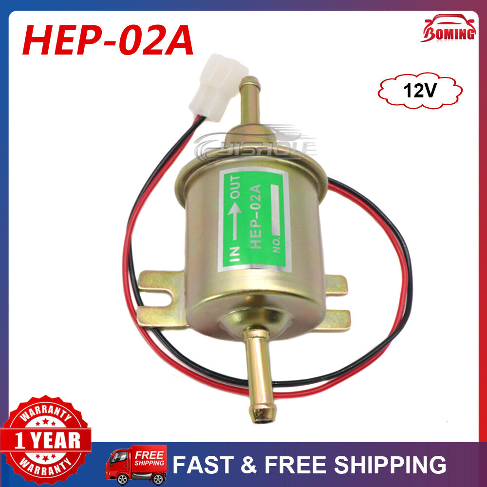 ya 27 7.2 12V Electric Fuel Pump HEP-02A Universal Direct-Out Low-Pressure Gas and Diesel HEP02A