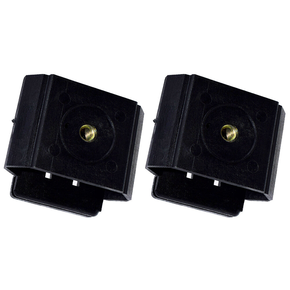 ya 27 6.18.2 New 2PCS Front Holder Bumper Bracket Clips 2018800114 for Mercedes W201 Black