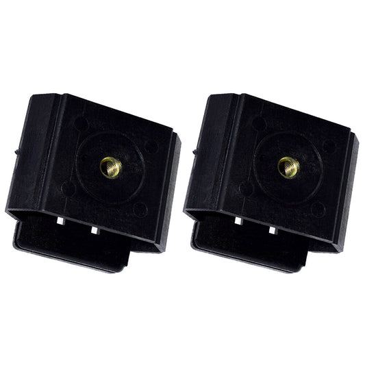 ya 27 6.18.2 New 2PCS Front Holder Bumper Bracket Clips 2018800114 for Mercedes W201 Black