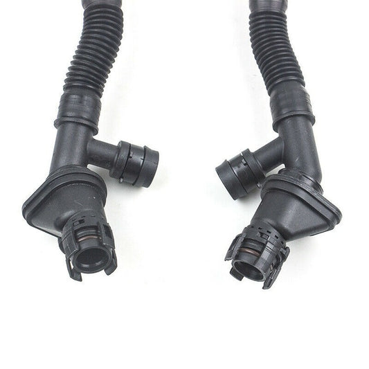 ya 4 6.22 2PCS Crankcase Vent Hoses Lef t& Right for BMW 550i 650i 750i 750Li B7 X5 X6 N63