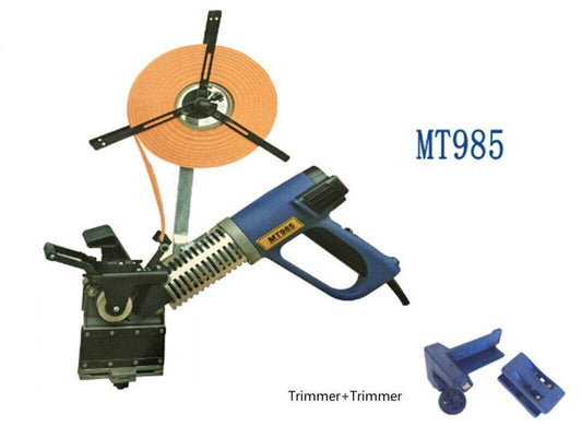 New Portable Edge Banding Machine MT985 Curve Straight Manual Edge Bander 2000W