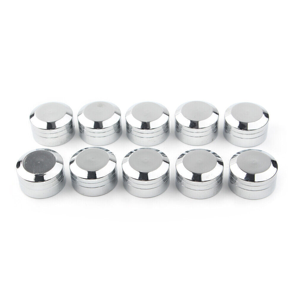 ya 1 7.4 Chrome Inner 13mm Schrauben Motor Bolt Topper Cap Cover Fit for Harley Mototcycle