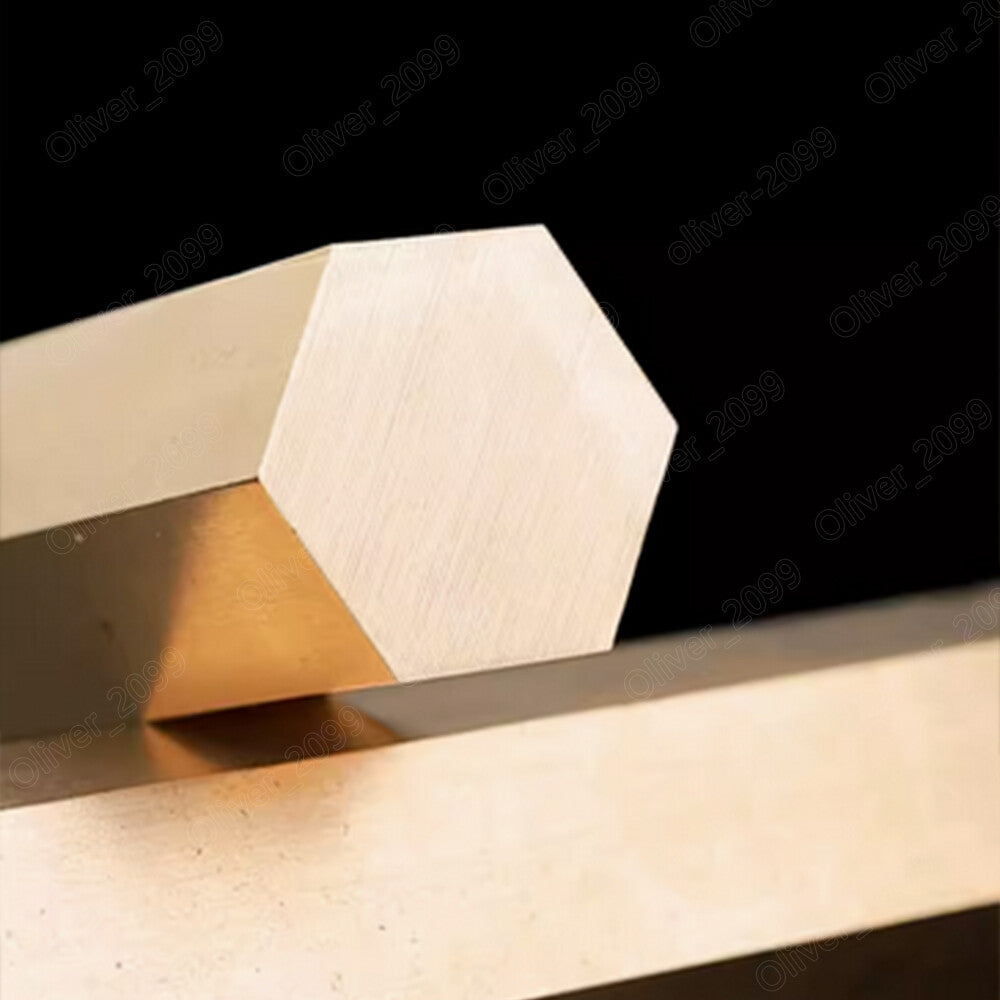 Brass Hexagonal Rods Brass Hex Stick Solid Brass Hex Bar Select Size