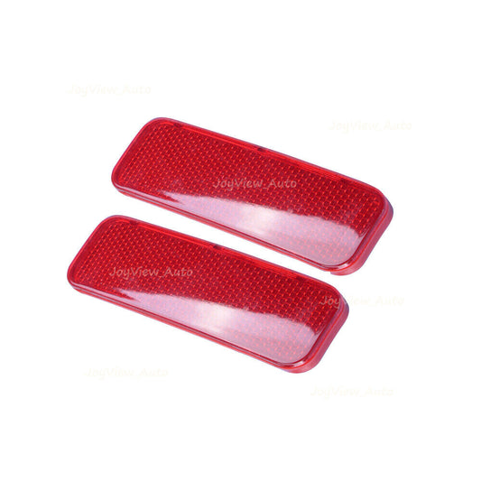 ya 27 6.21 Set of 2 Bumper Reflector Red for Ford Transit Rear Left and Right Replacement