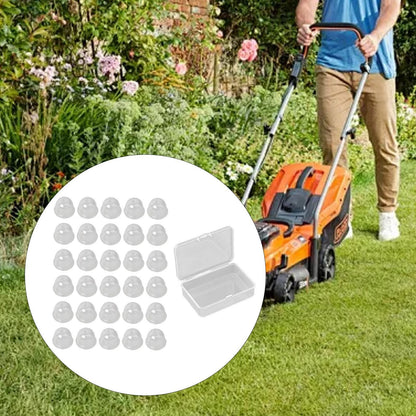 ya 17 30 Pieces Carburetor Clear Bulbs Oil Cups for Patio Hedge Trimmer