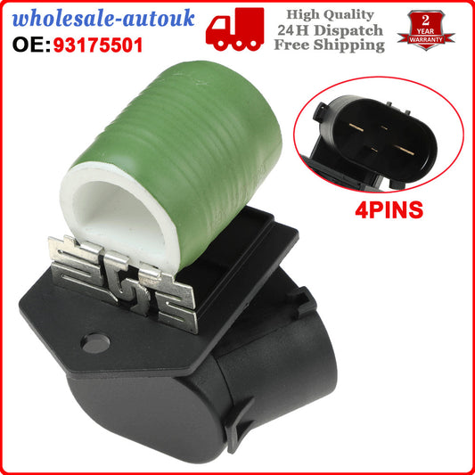 ya 6 6.12 BLOWER FAN MOTOR HEATER RESISTOR for VAUXHALL for Opel for Astra Mk4 1341721 GM 93175501