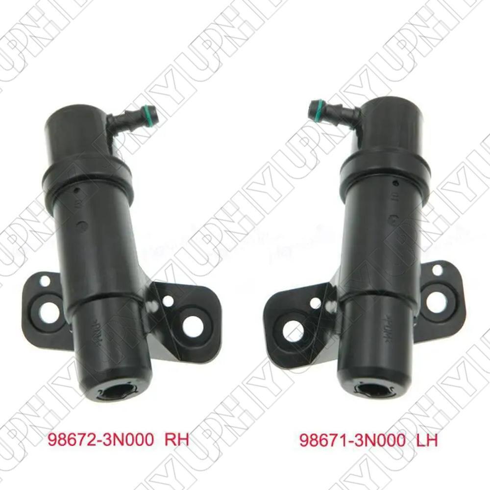 ya 13 1Pair Left & Right Headlight Washing Water Nozzle for Hyundai Sonata V 2005-2010