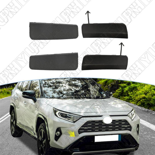 ya 27 6.18 4Pcs Front Bumper Tow Hook Cover Cap for Toyota RAV4 LE 2019 2020 2021 2022 2023