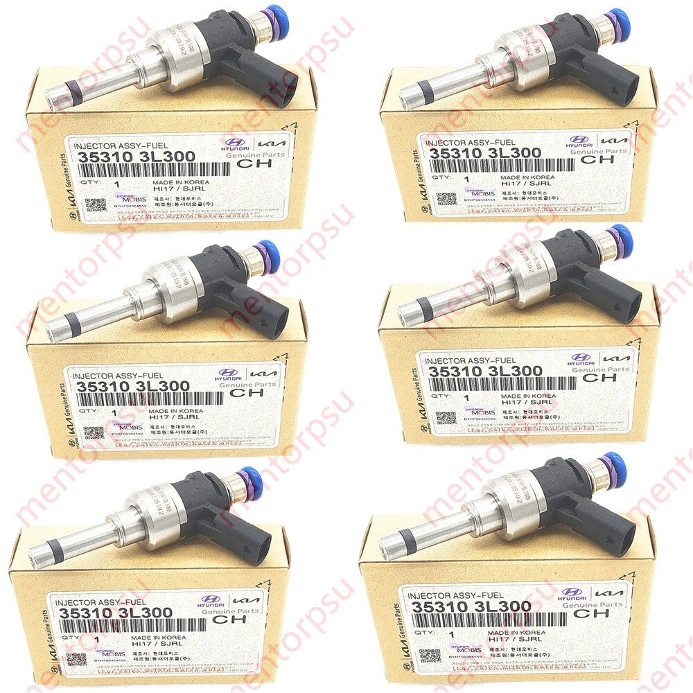 ya 1 7.2 6-Pack Fuel Injectors for 2017-2020 for Hyundai for Genesis G80 3.8L 35310-3L300