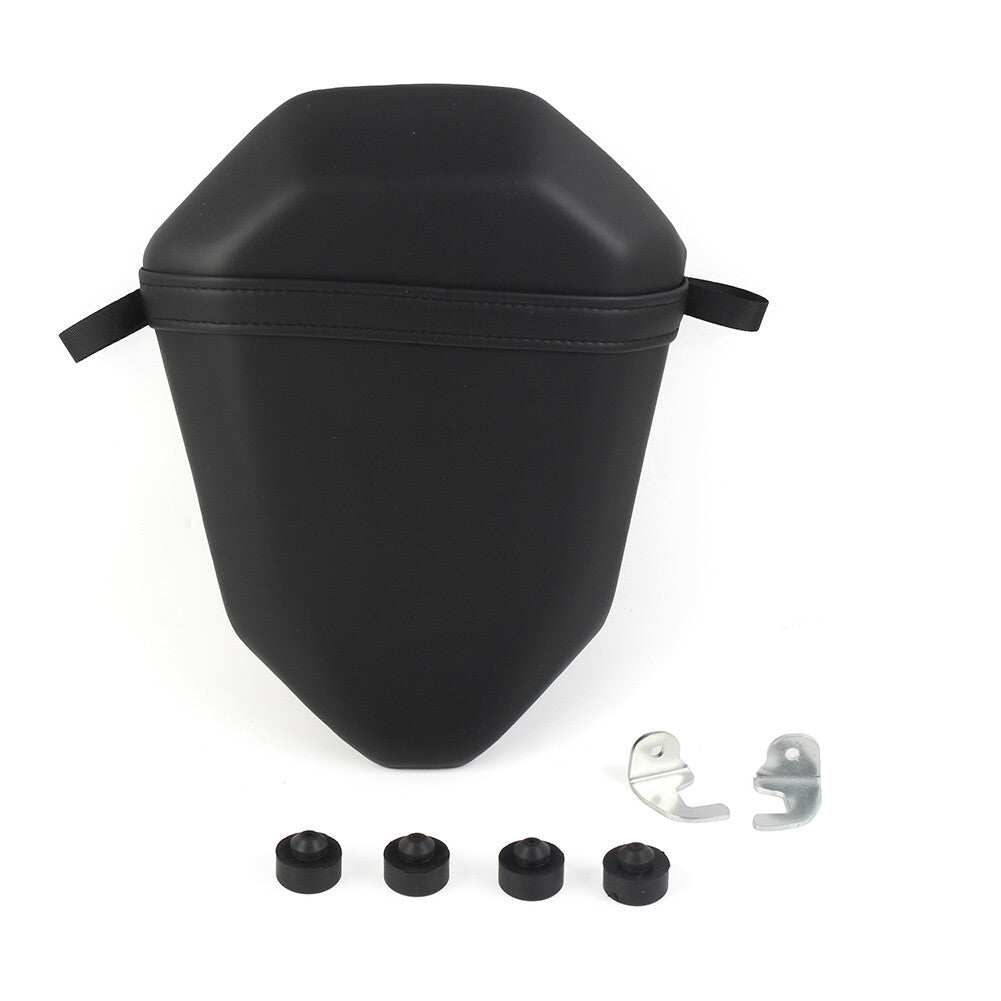 ya 5 8.7 Rear Passenger for SEAT Pillion Pad Fit for Yamaha FZ07 2014-2017 MT-07 2014-2017 Black