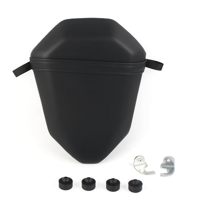 ya 5 8.7 Rear Passenger for SEAT Pillion Pad Fit for Yamaha FZ07 2014-2017 MT-07 2014-2017 Black