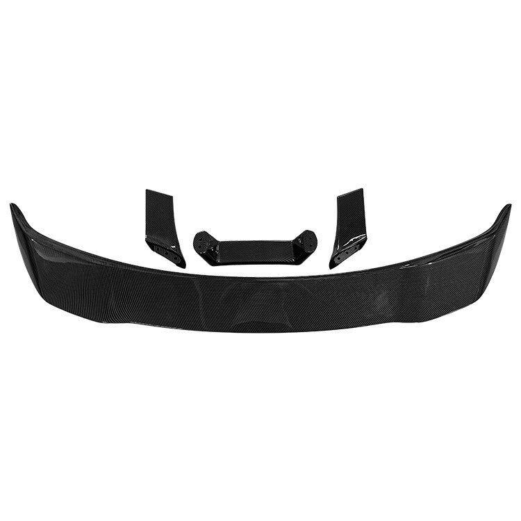ya 10 10.28 Real Carbon Fiber Rear Trunk Lip Spoiler Wing For 24-25 for Mustang GT Trac