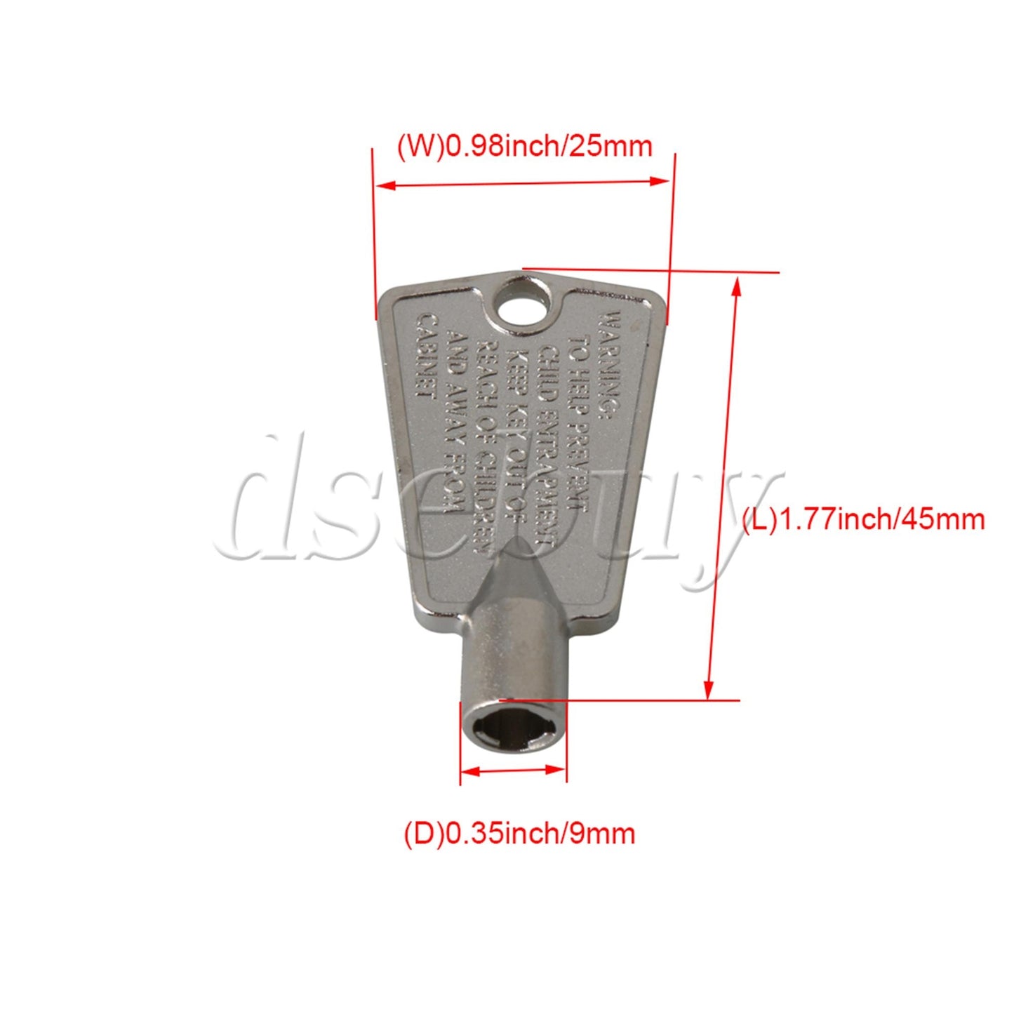 ya 26 eezer Door Key Metal Silver 216702900 Length 45mm Replacement for 