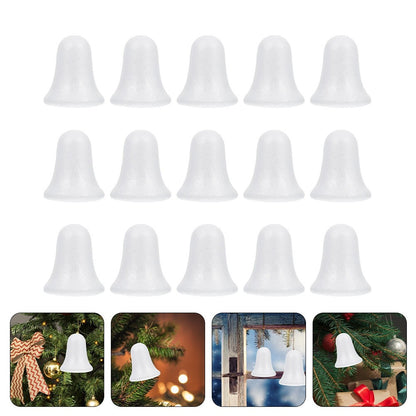 ya 25 15pcs DIY Craft Foams Bells Foams Bells Xmas Hanging for DIY Crafts