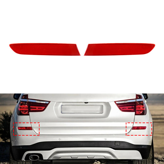 ya 27 6.21 2x Fit 2014 2015 2016 2017 for BMW F25 X3 Rear Bumper Reflector Left & Right Side