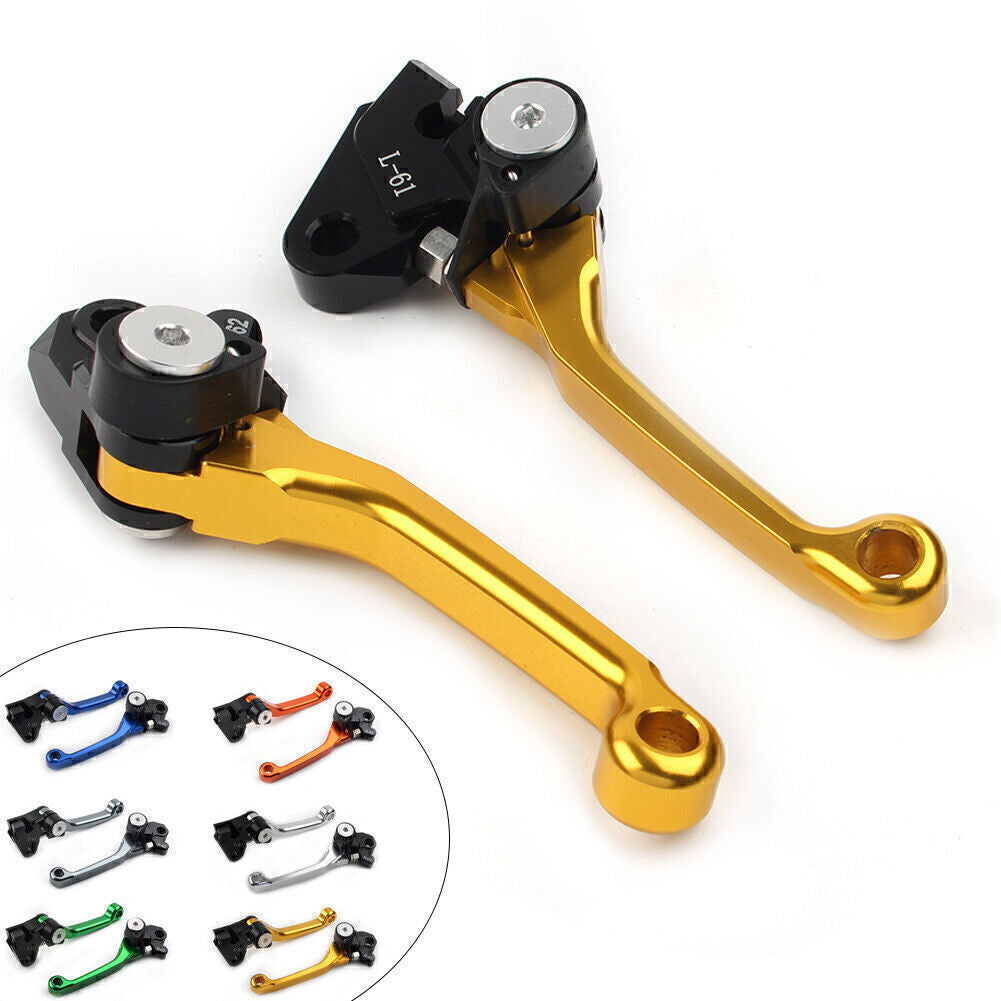 ya 2 7.15 Pivot Dirt Clutch Brake Levers for Kawasaki KX450F 2006 2007 2008 2009 2010 2012