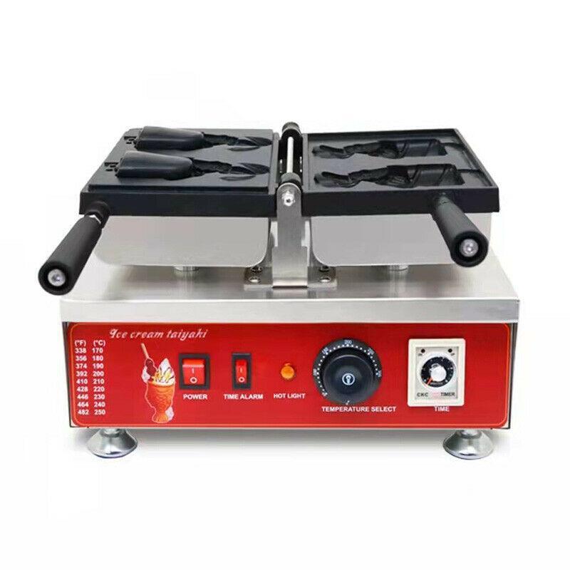 ya 25 Electric Waffle Maker Animal Shape Taiyaki Machine Ice Cream Cone Machine