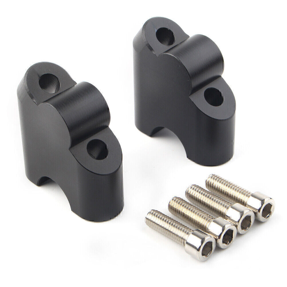 ya 5 8.7 HandleBar Clamp Riser for Suzuki V-STROM DL 650XT 2015-2020 DL 1000 02-17 Black