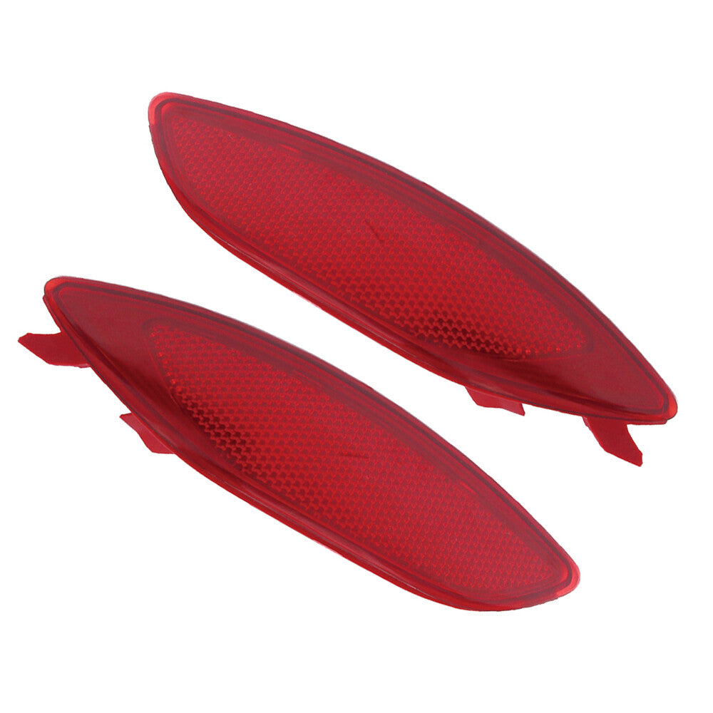 ya 27 6.21 2 Rear Bumper Reflectors for 2012-2016 for Hyundai Accent i25 Left and Right Red