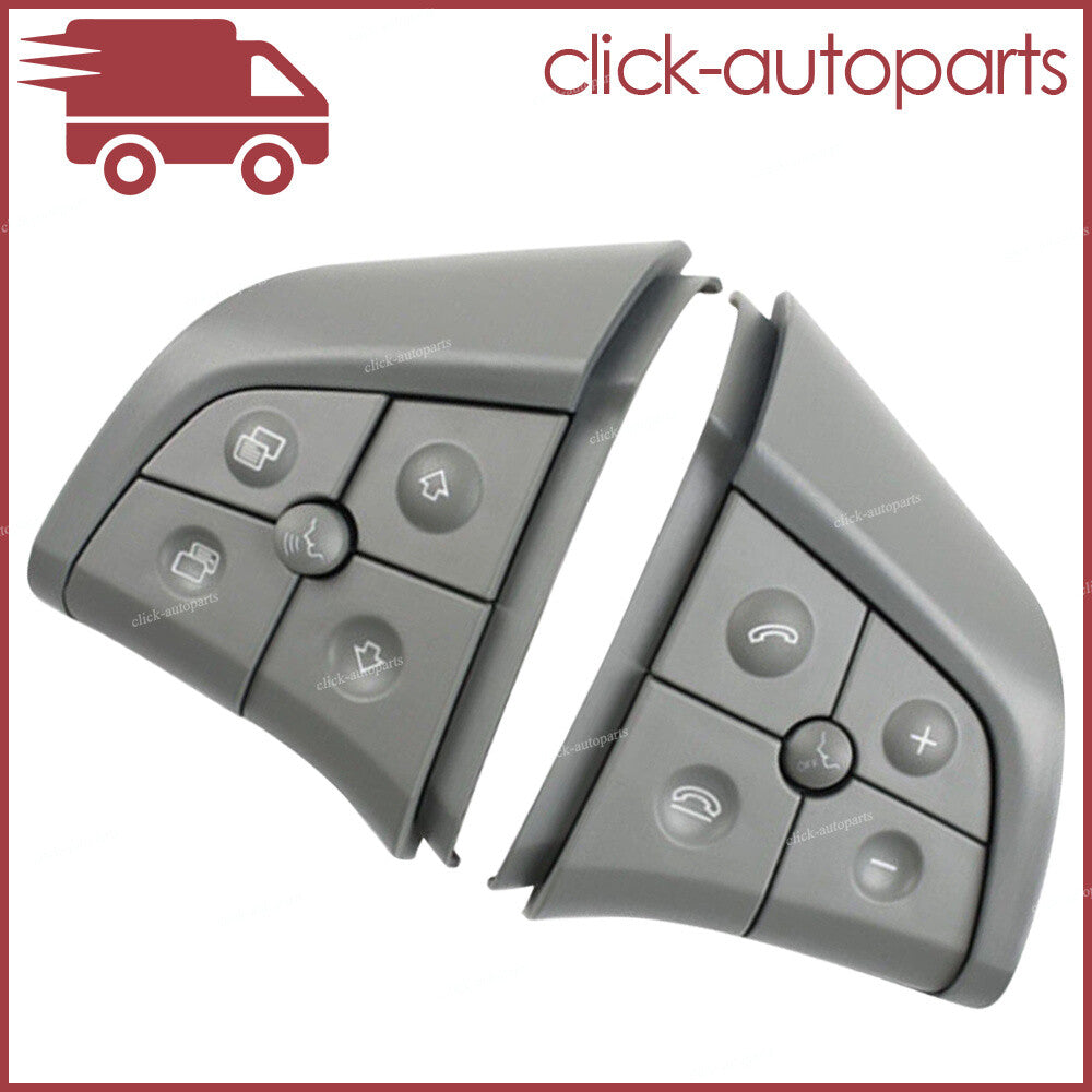 ya 13 2X Steering Wheel Control Switch 5 Button Gray for Mercedes-Benz W164 W251 W245